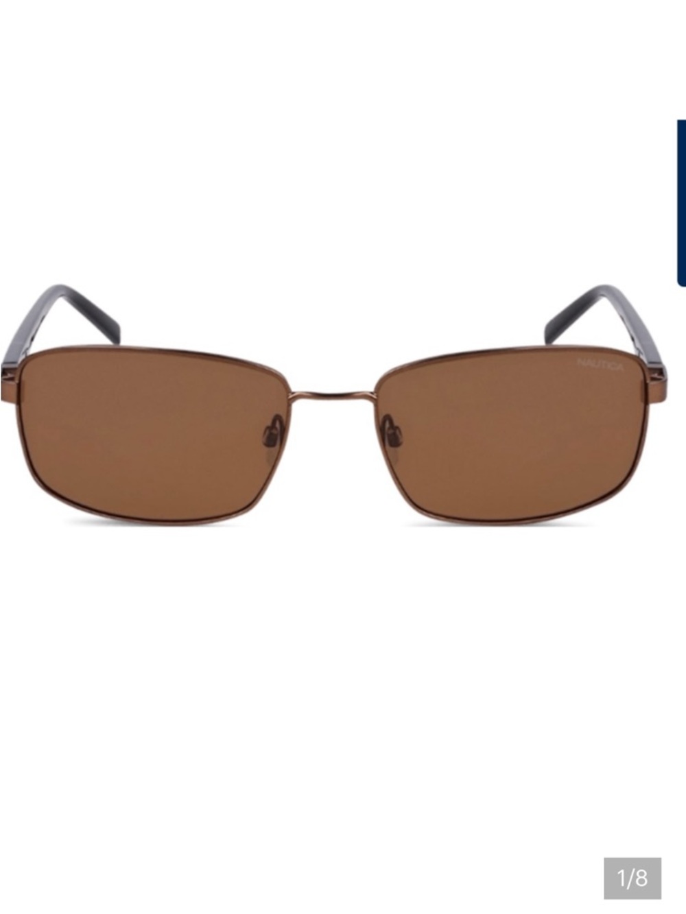 Nautica Dark Brown Sunglasses
